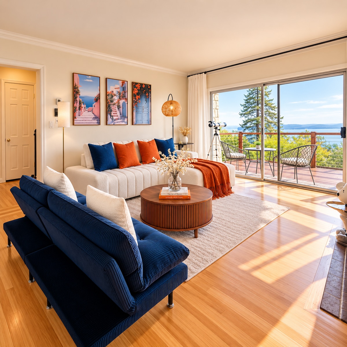 Berkeley Hills home with Bay and Golden Gate views